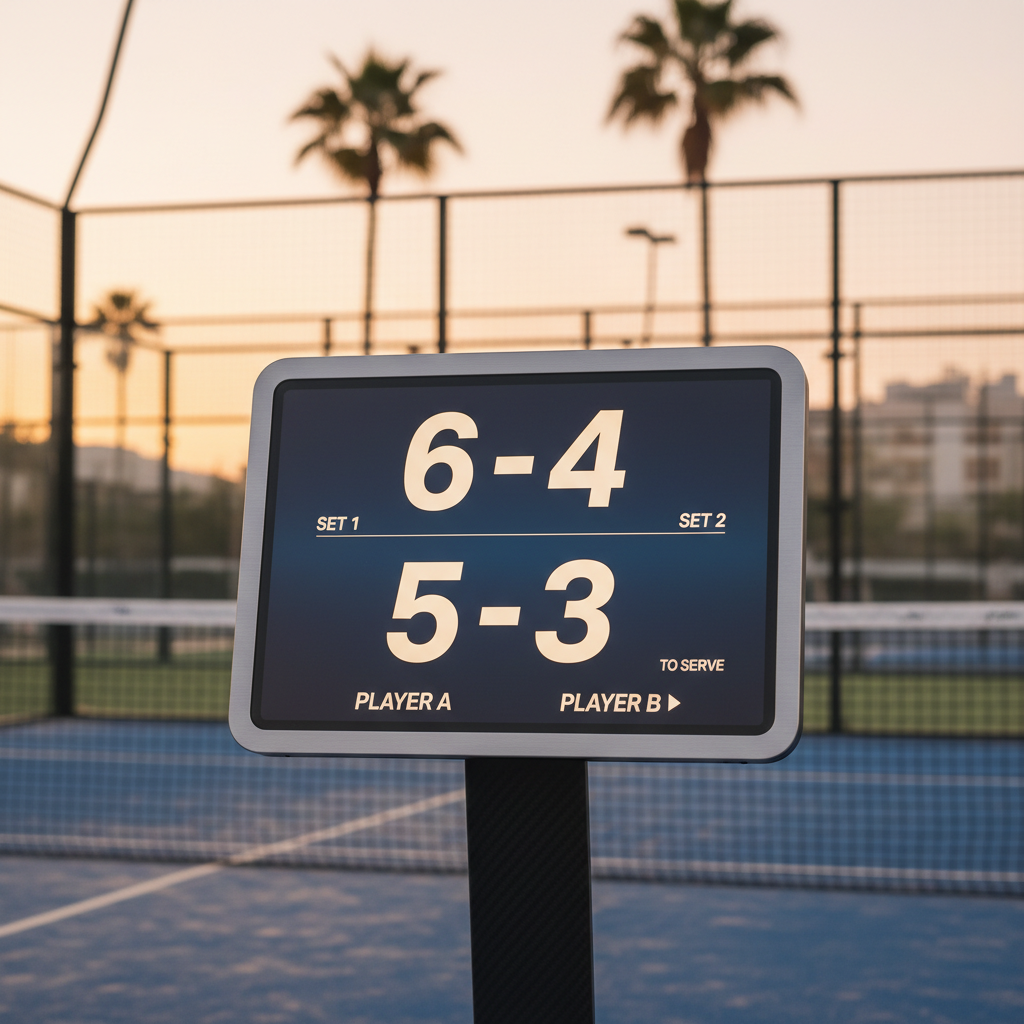 Padel scoreboard
